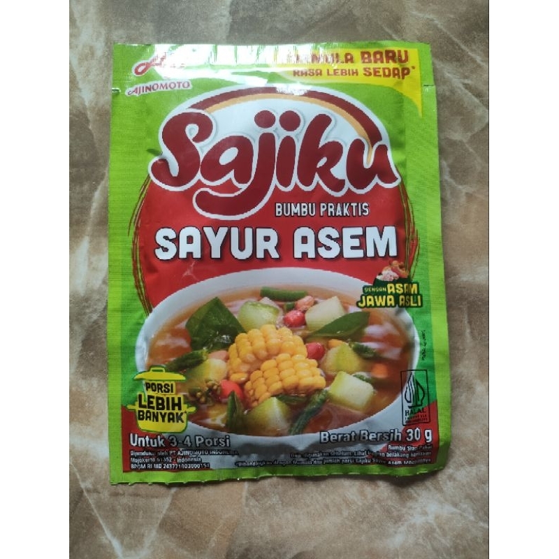 

Sajiku sayur asem 30g