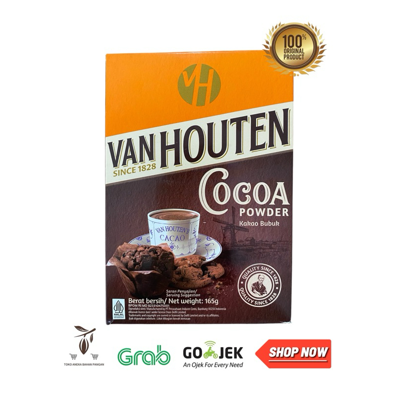 

Cocoa Powder Van Houten 45gr 80gr 165gr / Coklat Bubuk