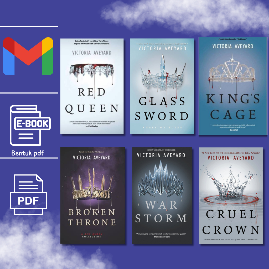 

[ID] Red Queen series 1-5 & Cruell Crown bahasa Indonesia BEST SELLER