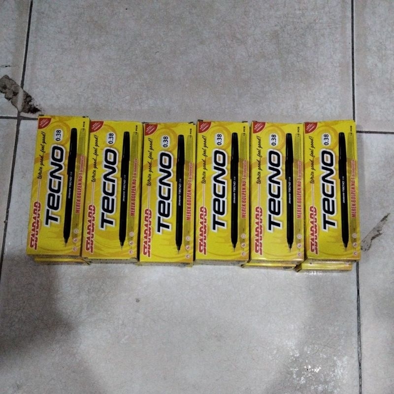 

(12 kotak) Pena standard TECNO
