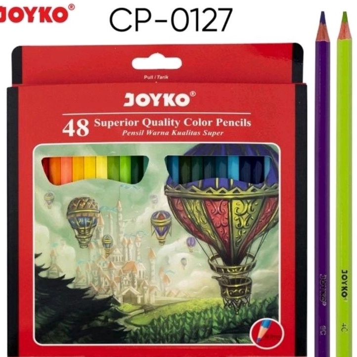 

KODE L49Y Pensil Warna Joyko Panjang 48 Warna