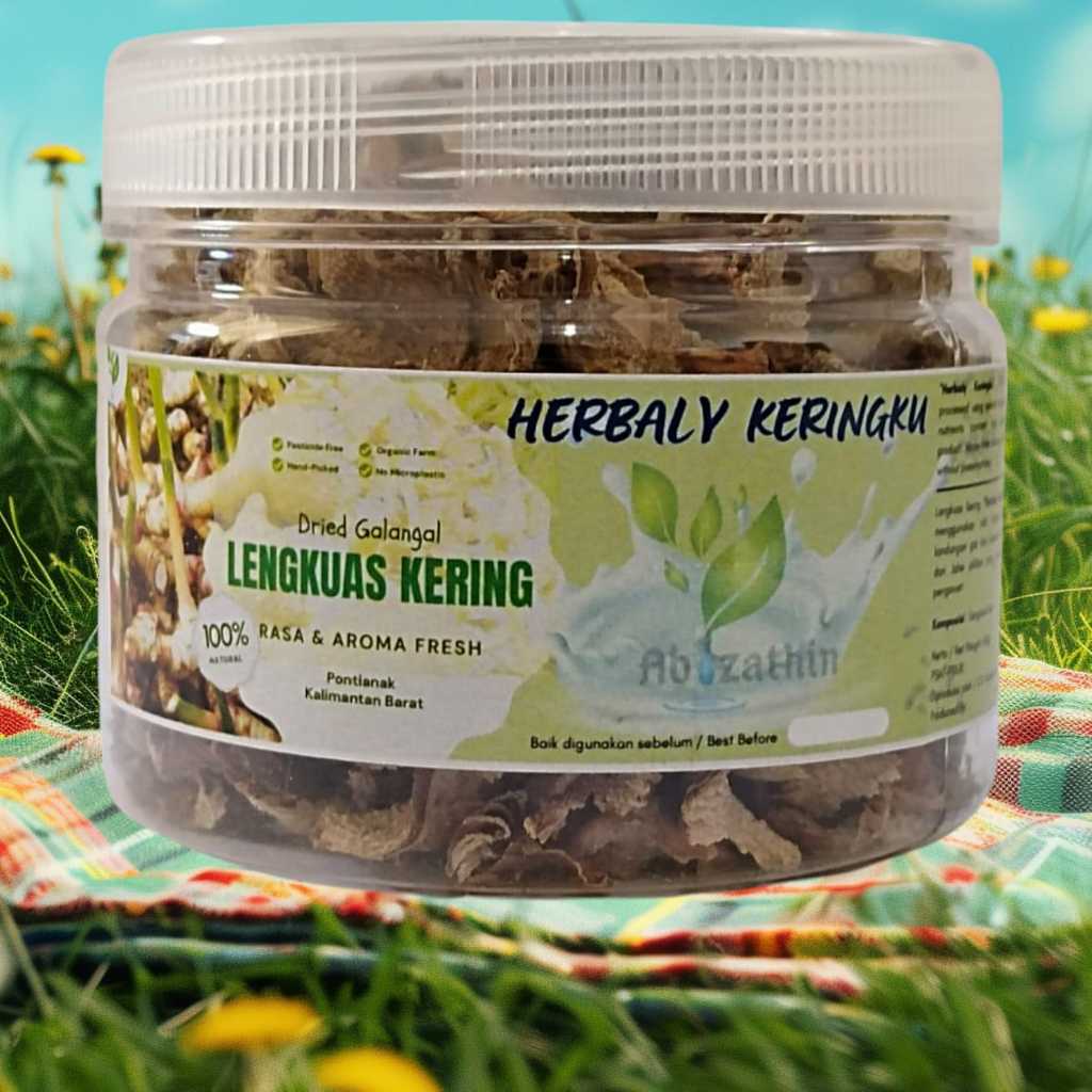 

Lengkuas Kering 50gr / Rimpang Lengkuas Kering / Dried Galangal 100% Organik / Alpinia Galanga Kualitas Premium / Herbal Keringku