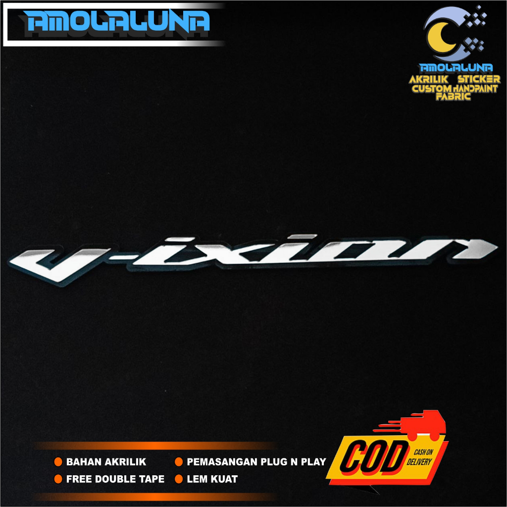 EMBLEM VIXION LOGO VIXION EMBLEM YAMAHA VIXION LOGO YAMAHA VIXION BUKAN STIKER VIXION STIKER MOTOR
