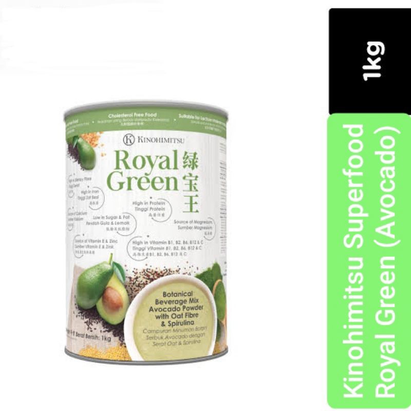 

Kinohimitsu Superfood Royal Green Avocado 1 Kg Original