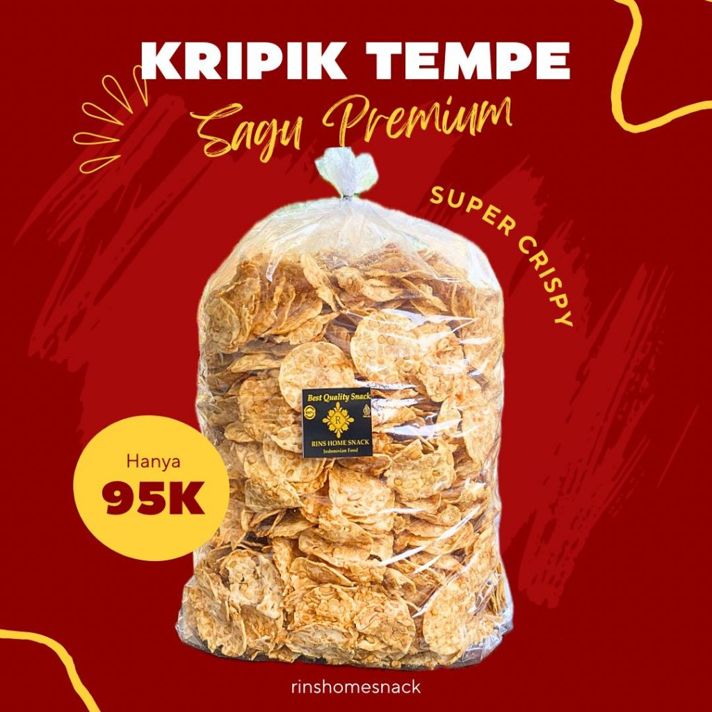 

KERIPIK TEMPE SAGU PREMIUM KEMASAN 2KG