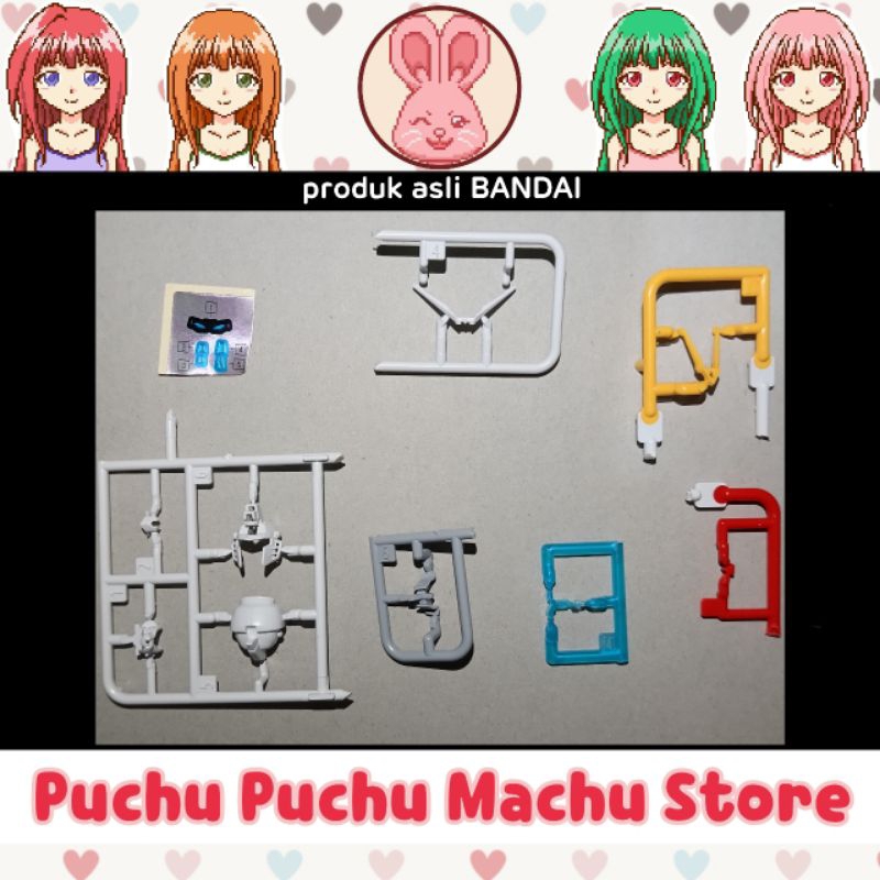 Part Head (Kepala) dari HG HGCE 1/144 RISING FREEDOM GUNDAM (asli BANDAI) movie Gundam SEED Freedom
