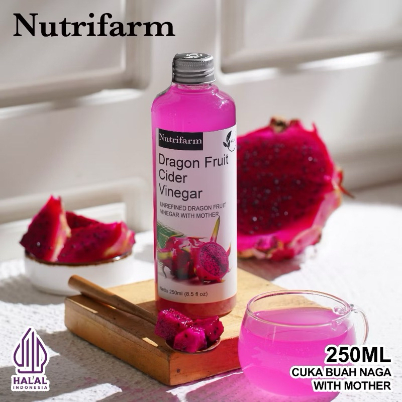 

CUKA BUAH NAGA 250 ML ORIGINAL/DRAGON FRUIT VINEGAR WITH MOTHER/CUKA BUAH NAGA ORGANIK TANPA CAMPURAN ORIGINAL UNTUK KESEHATAN