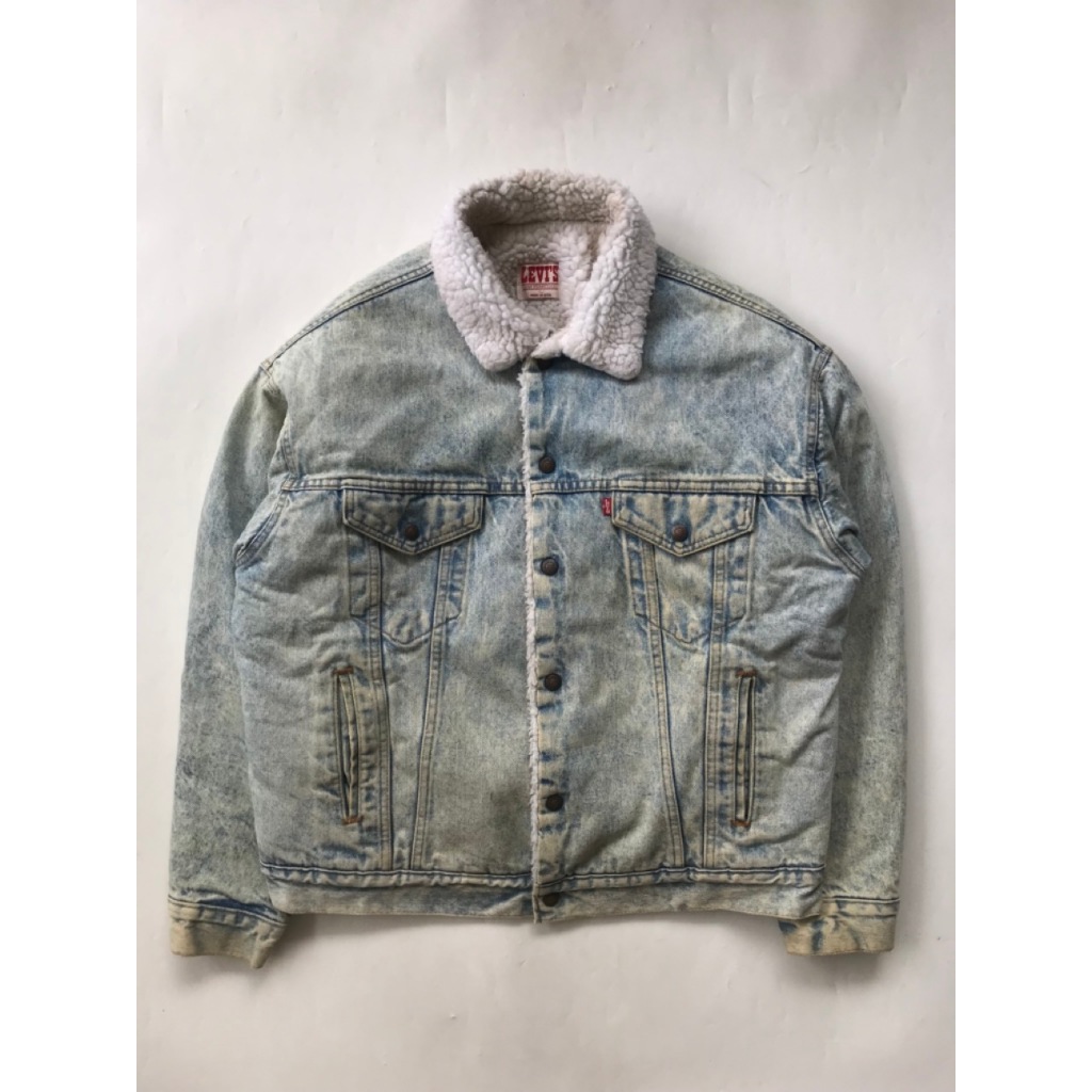 Levis Denim Sherpa Trucker Vintage Made in USA (JC-5608) L fit XL