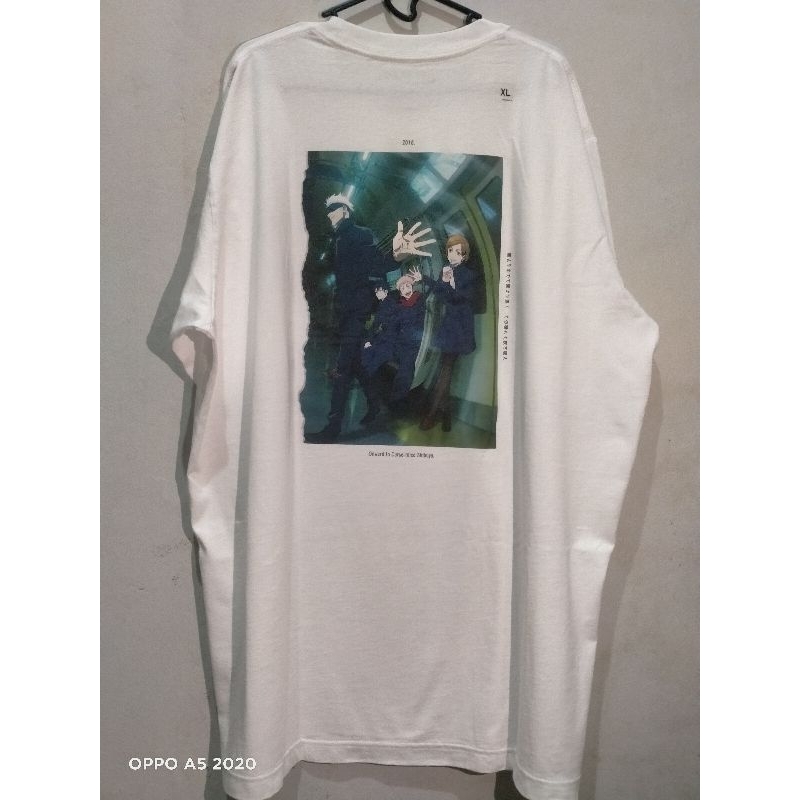 Baju Original UT Jujutsu Kaisen Season 2 Uniqlo Original Size XL