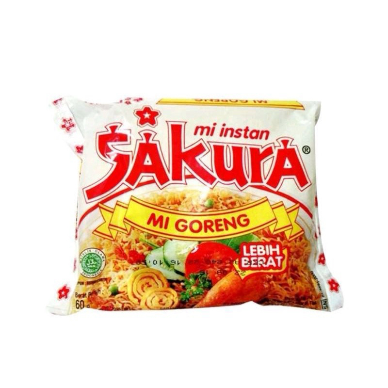 

Mie Instant Sakura Mie Goreng Jadul Mie Sakura 60gr