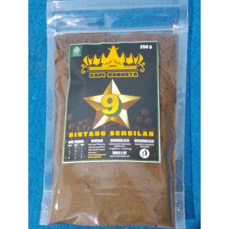 

Terlaris Kopi Bintang 9 200 gram ||Biji pilihan terbaik dilampung||1 pack isi 10 bungkus