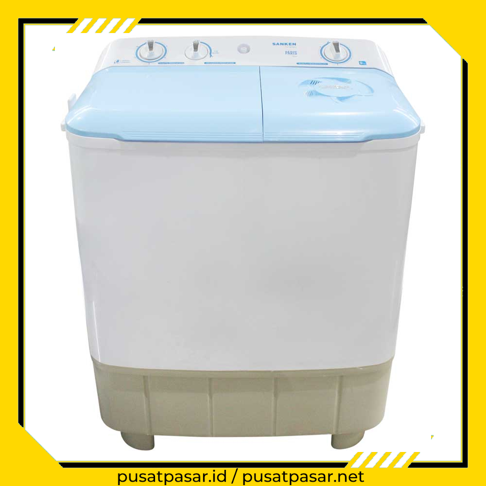 Mesin cuci sanken 2 Tabung 9kg Tw9110
