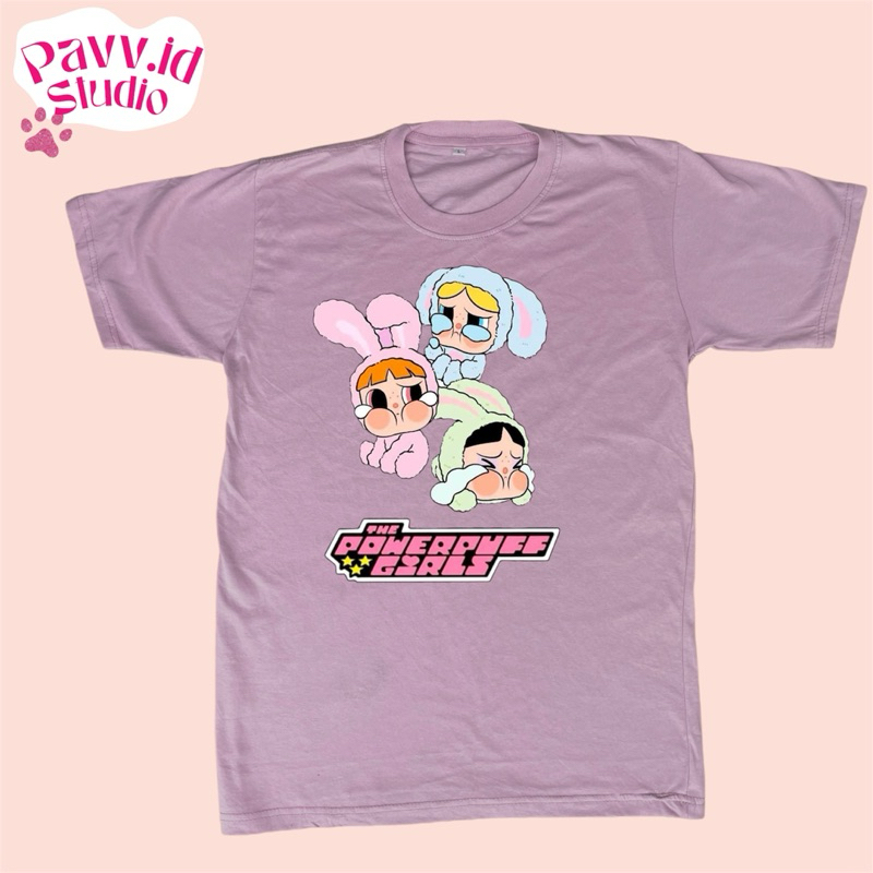 KAOS ANAK CRYBABY POWERPUFF GIRLS