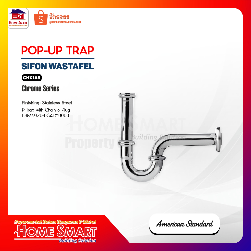 American Standard Siphon P-Trap CHX1A5