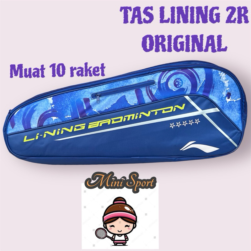 TAS LINING BADMINTON SELEMPANG 2R original