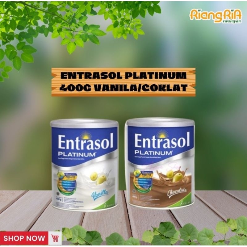 

ENTRASOL PLATINUM 400 GR/400GR Vanila _ coklat | Barang original dan 100% Original