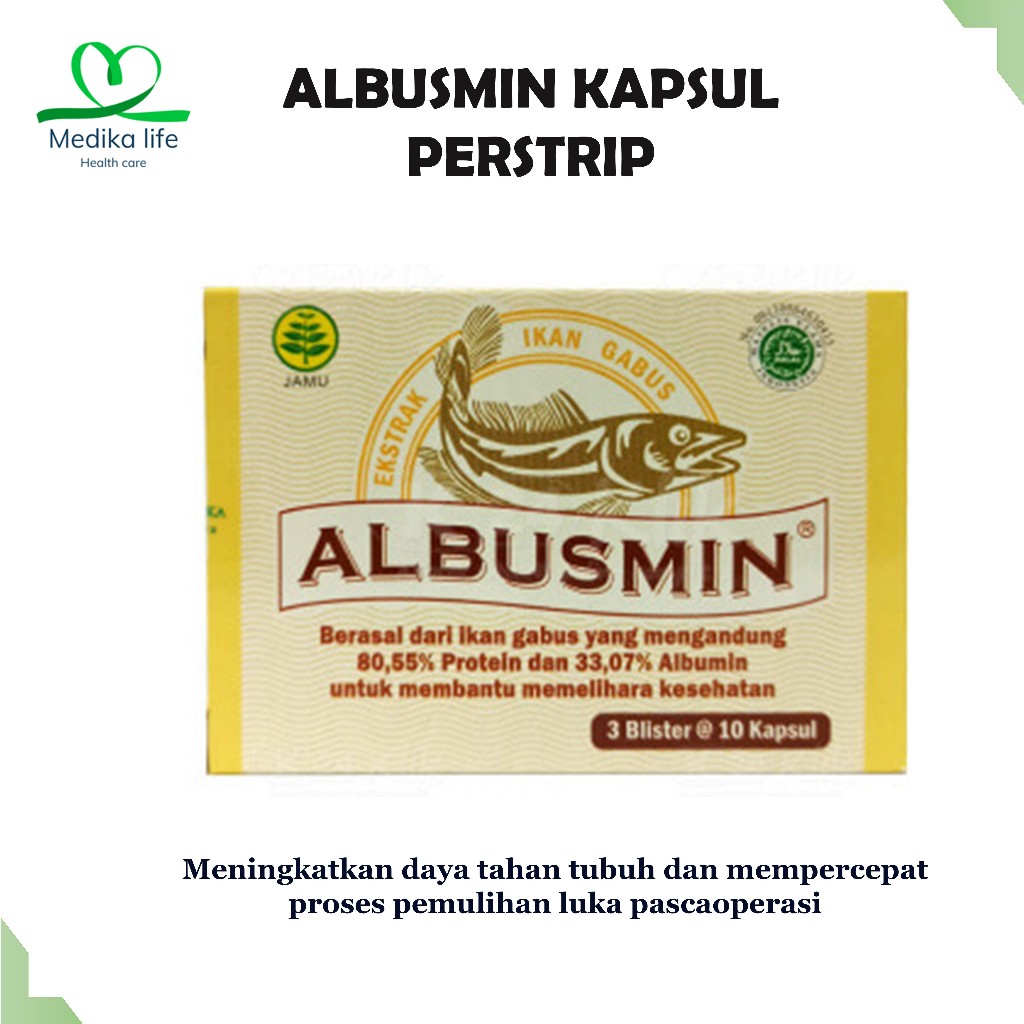 ALBUSMIN Ekstrak Ikan Gabus / Pujimin / Albumin Kapsul / VipAlbumin