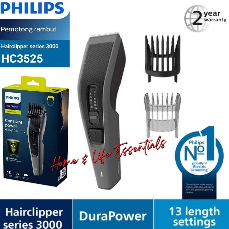 Barang Pilihan Philips Hair Clipper HC3525 Cukuran Rambut Philips HC 3525 Pencukur Rambut Philips Al
