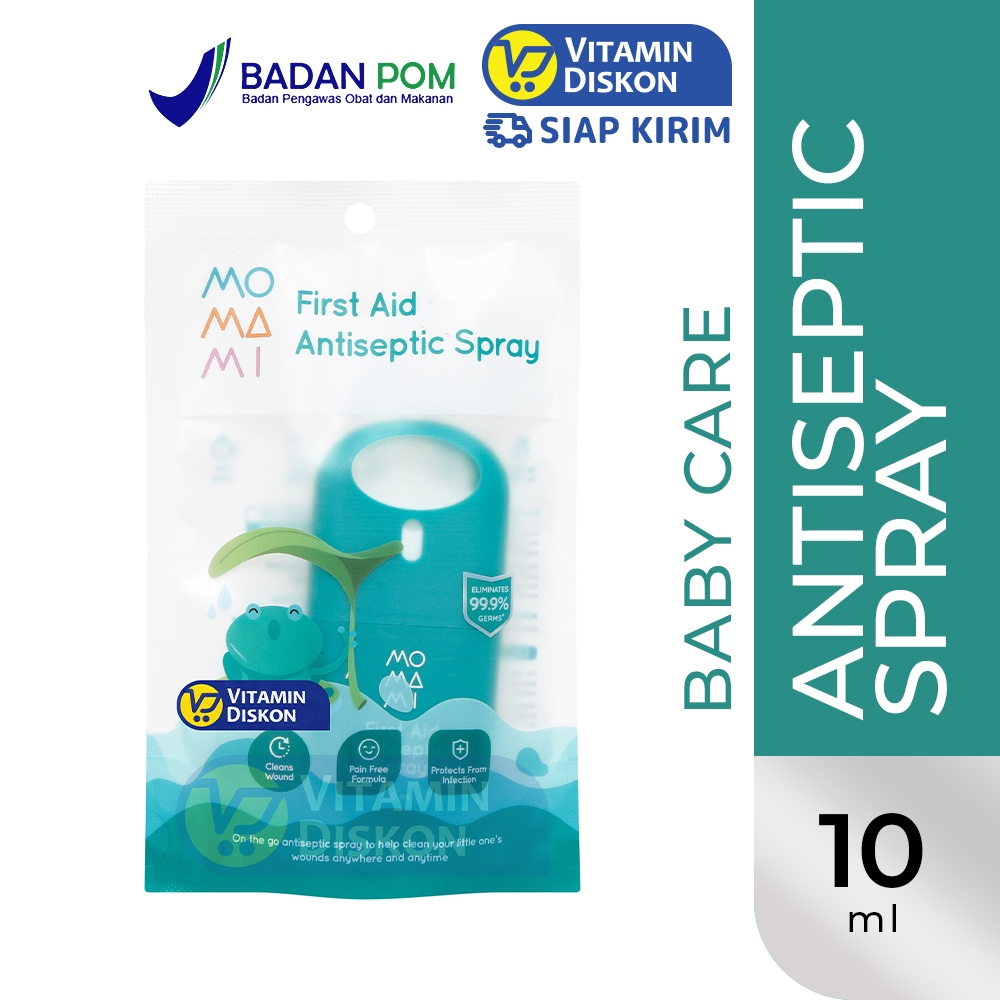 MOMAMI FIRST AID ANTISEPTIC SPRAY 10ML | Membantu Penyembuhan Luka Anak
