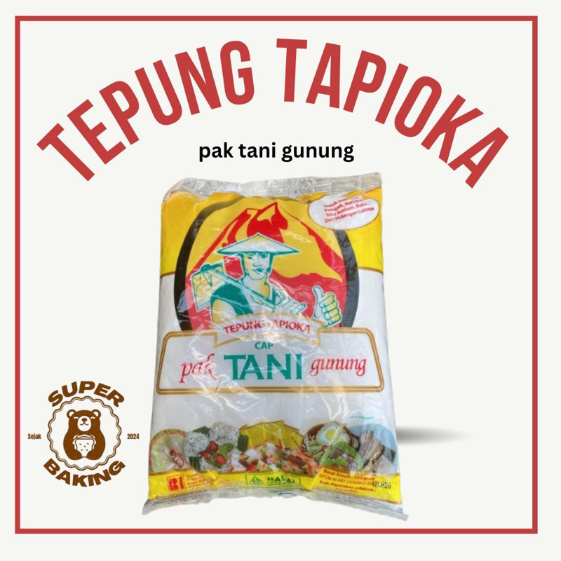 

Tepung Tapioka Pak Tani Gunung / Tepung Sagu 500 gram