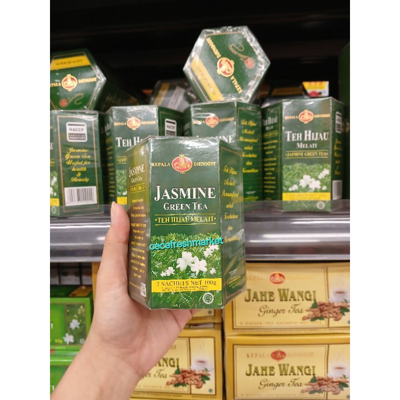 

Jual daun teh hijau melati jasmine green tea kepala djenggot