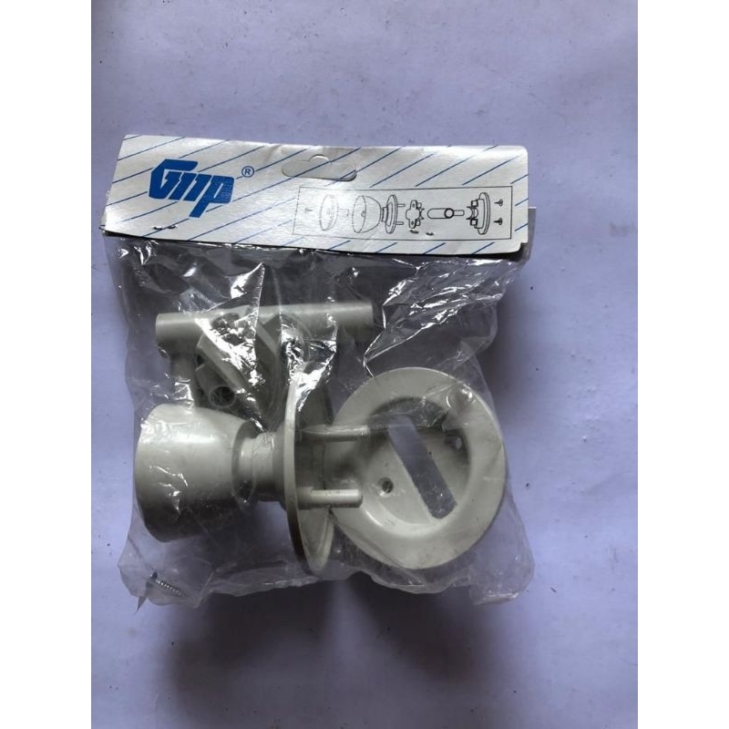 ￼Kunci Pintu Bulat PVC Kamar Mandi GMP Handle Grendel Pegangan Pintu Plastik