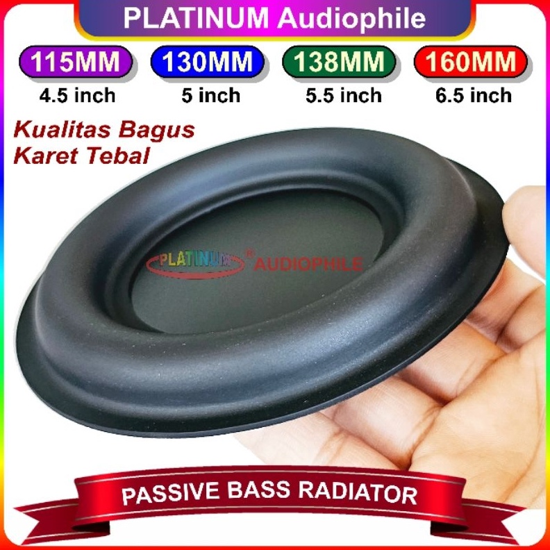 Passive Bass Radiator 5 Inch 65 Inch 13mm 16mm Pasif Radiator Membran Subwoofer