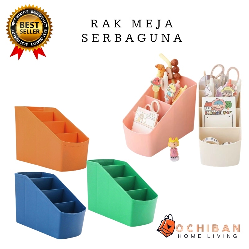 

OCHIBAN RAK MEJA ATK ALAT TULIS PENA PENSIL SPIDOL 4 SEKAT / RAK MEJA SERBAGUNA KOTAK ATK / TEMPAT ALAT TULIS / ORGANIZER MEJA KOTAK LACI SUSUN