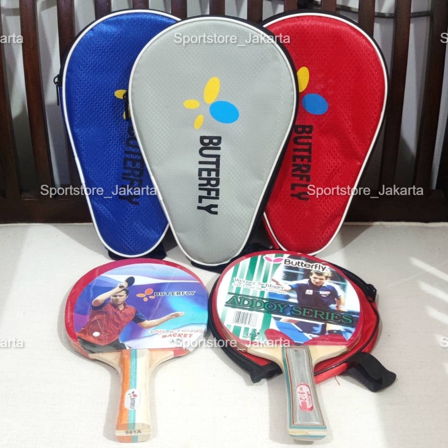 Harga TERMURAAH Bet Tenis Meja Bat Pingpong Butterfly  Bet ping pong Tenis Meja Butterfly free tas