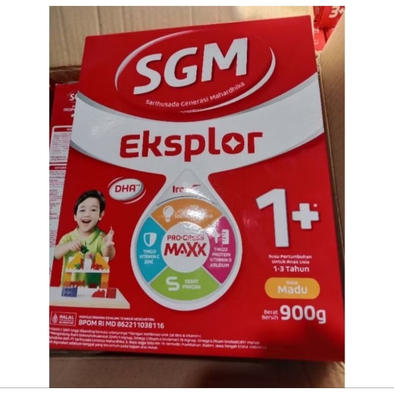 susu sgm 1-3 tahun 900gr rasa madu