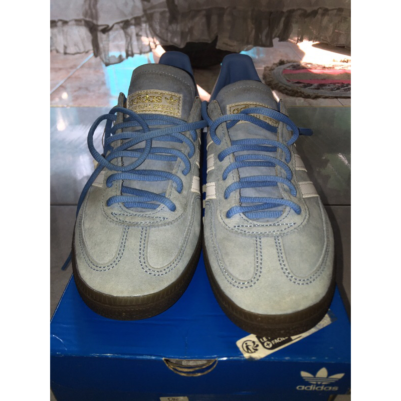 Sepatu Adidaz spezial ice blue second