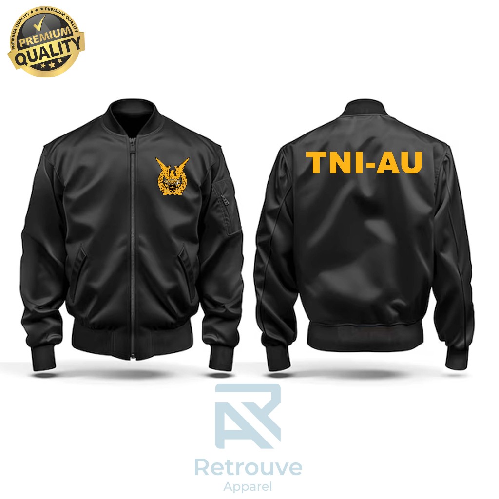 Jaket Bomber TNI Angkatan Udara  Jaket Bomber Pria