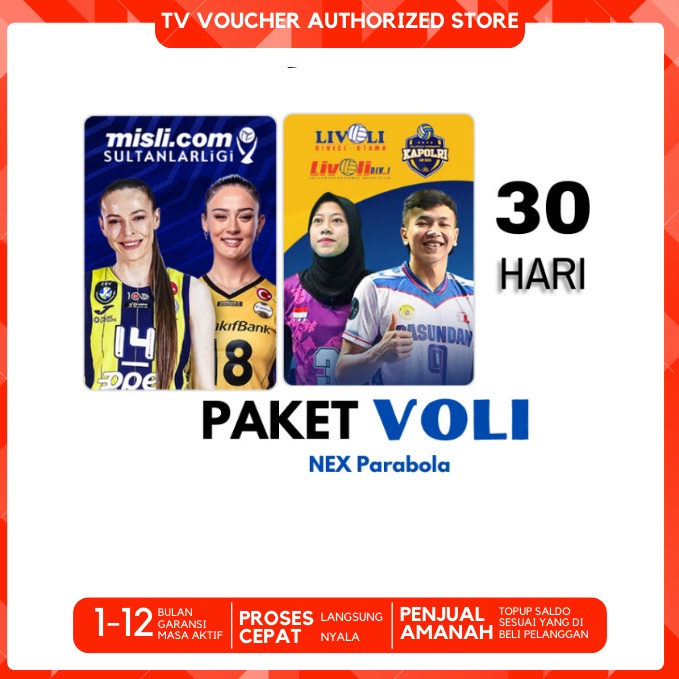 LANGSUNG KIRIM PROMO Paket Bola Voli 31 Voucher Paket Voli 35 Volly Nex Parabola VOLLEYBALL