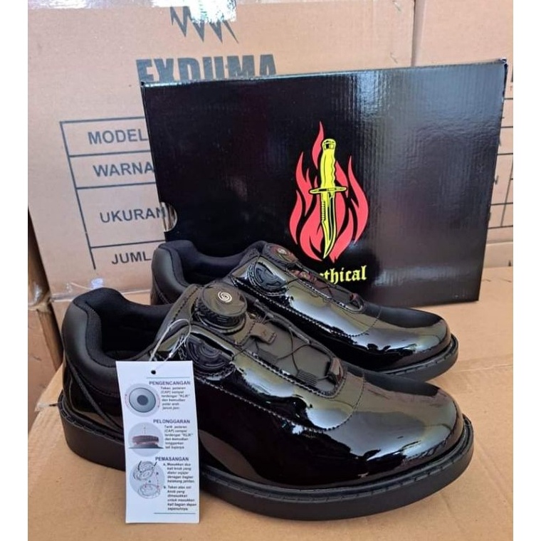 Terbaik SEPATU PDH TACTICAL TALI PUTAR ORI