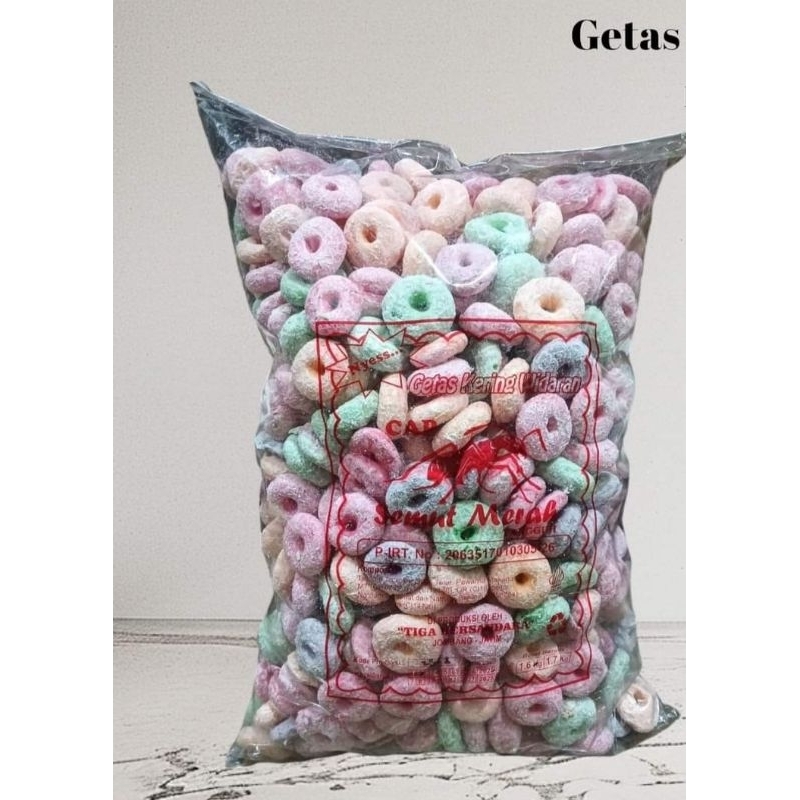 

Bidaran Manis 100gr Getas manis warna warni getas semut merah getas lonjong getas donat