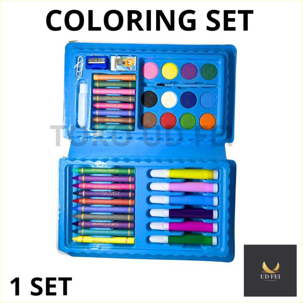 

Gratis Bubble Wrap 1 SET COLORING SET CRAYON MEWARNAI 42PCS CRAYON LUKIS ANAK 42PCS PENSIL WARNA ANAK Pensil Warna Set 42 Pcs Coloring Pencil Bag Crayon Brush Art Painting