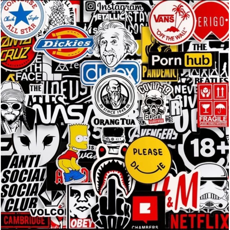 Stiker pack hypebeast