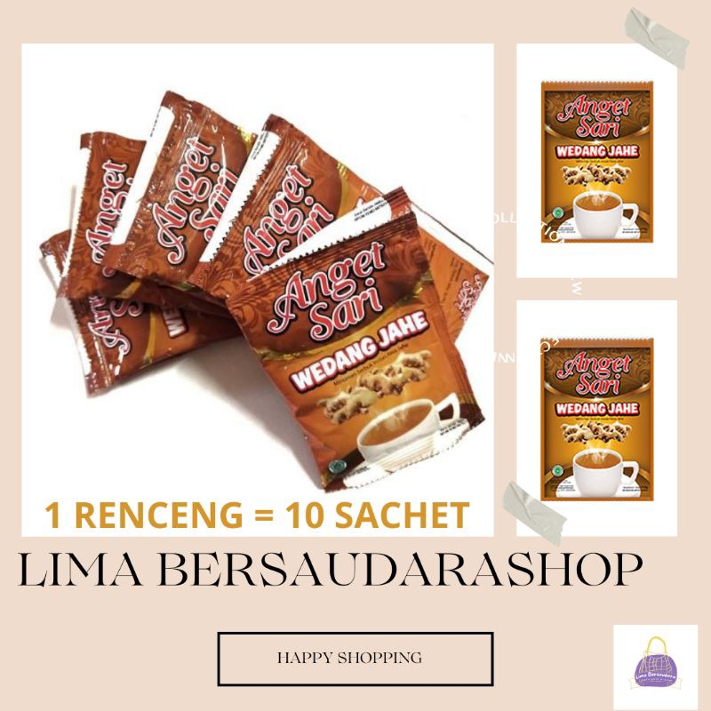 

ANGET SARI WEDANG JAHE RENCENG ISI 10 SACHET