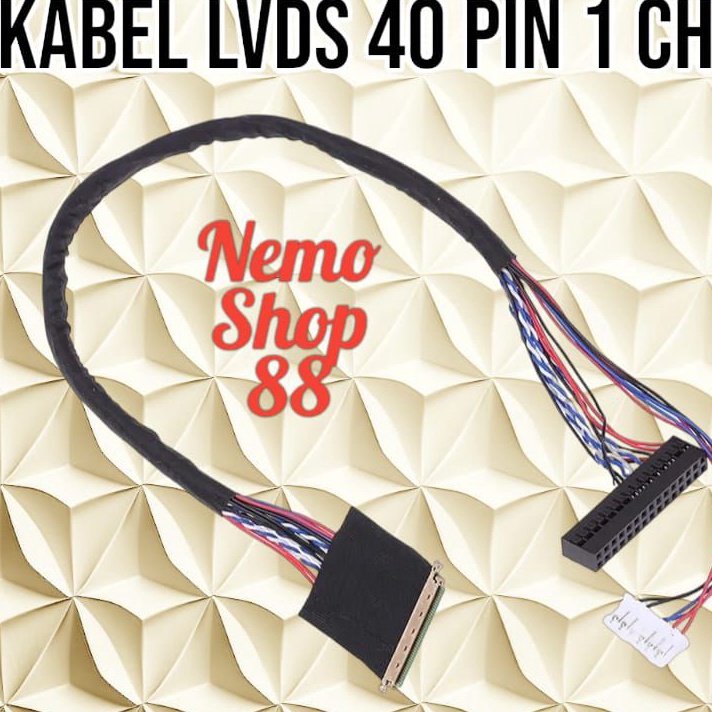 Kabel LVDS Ipex 4 Pin 1ch LVDS LCD 4 Pin Single Ch