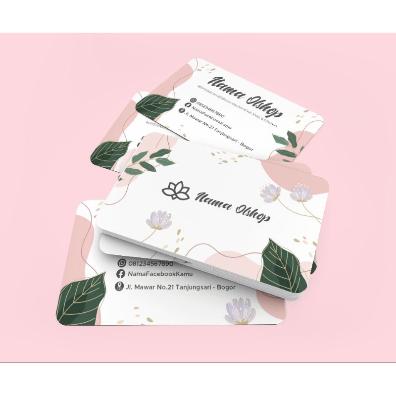 

Kartu Nama 1 set 100 pcs