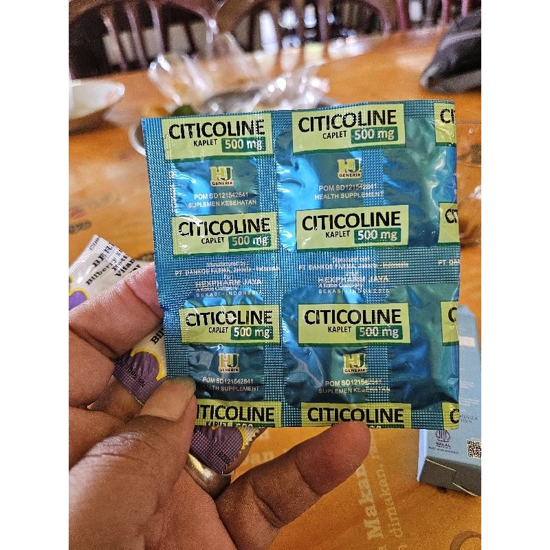 Citicoline 500 Mg Strip 10 Tablet