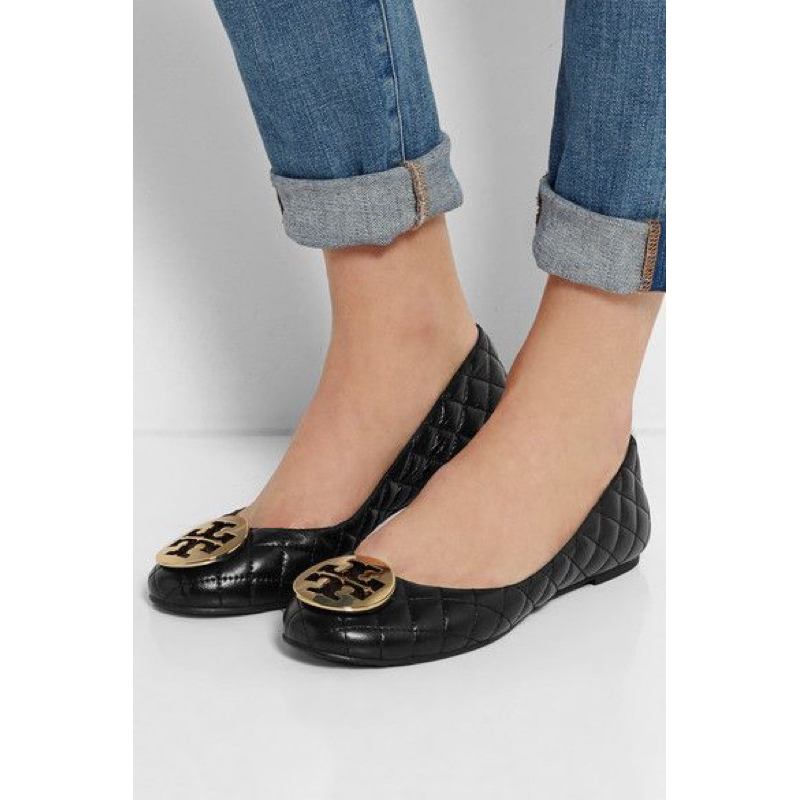 CHEALSE TB QUILTED BALLET FLAT SHOES