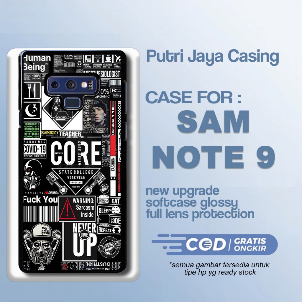 Casing Samsung Note 9 Terbaru Brand Aesthe Case Note 9 Termurah Hardcase Softcase Glossy Terlaris