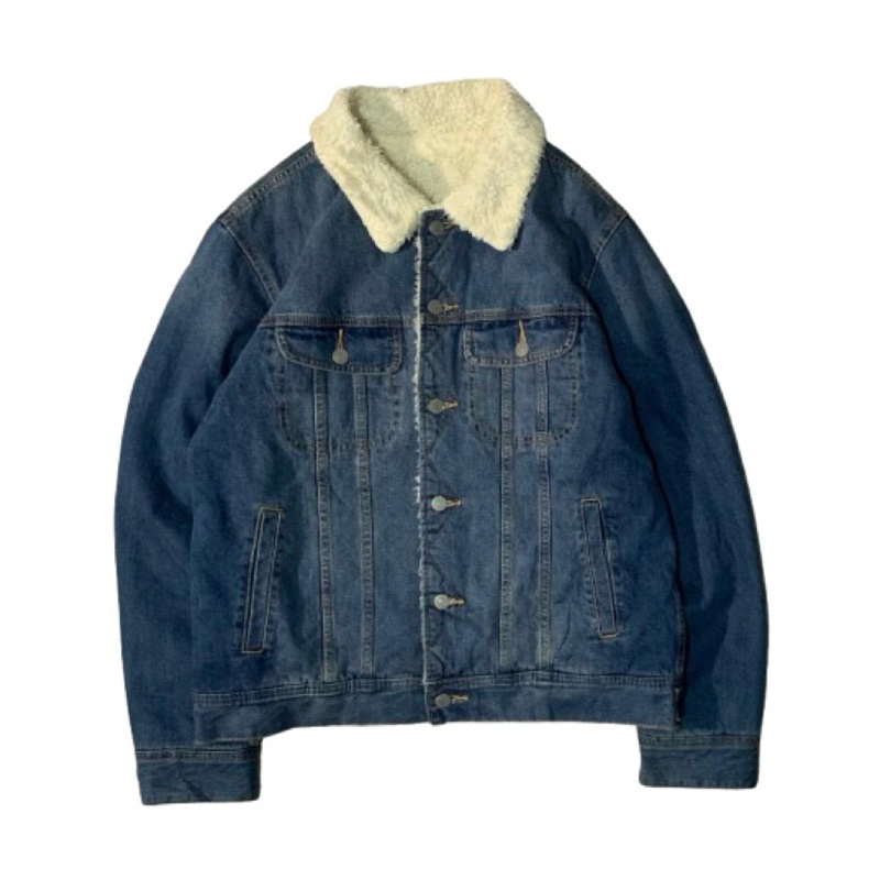 Trucker Denim Sherpa GU Jeans”