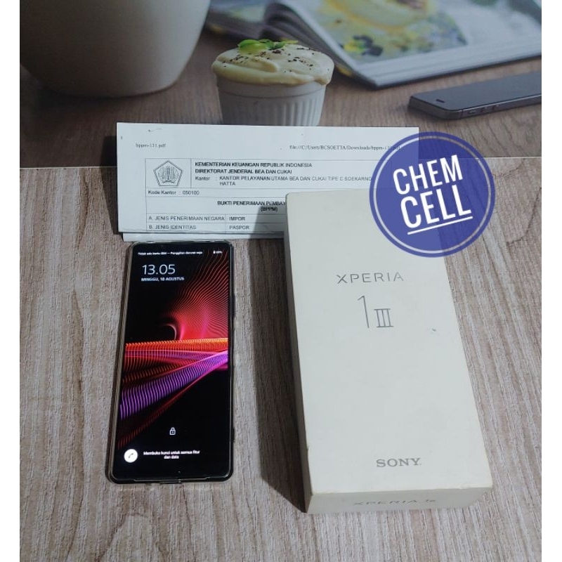SONY XPERIA 1 III MARK 3 RAM 12/512GB - GLOBAL DUAL SIM ORIGINAL - TERDAFTAR BEACUKAI