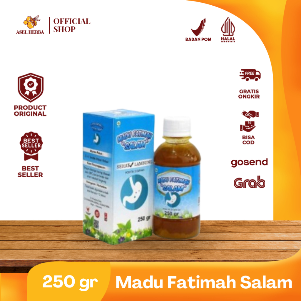 

Madu Salam Fatimah 350gr dan 250gr - Madu Lambung - Madu Kunyit