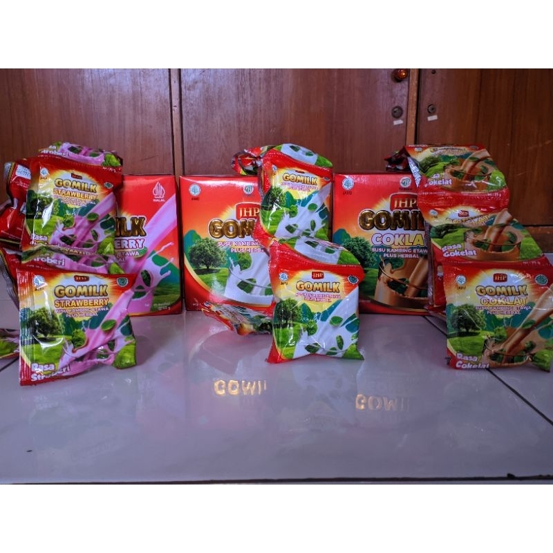 

Sachet ecer 10sachet susu kambing etawa Gomlik murah