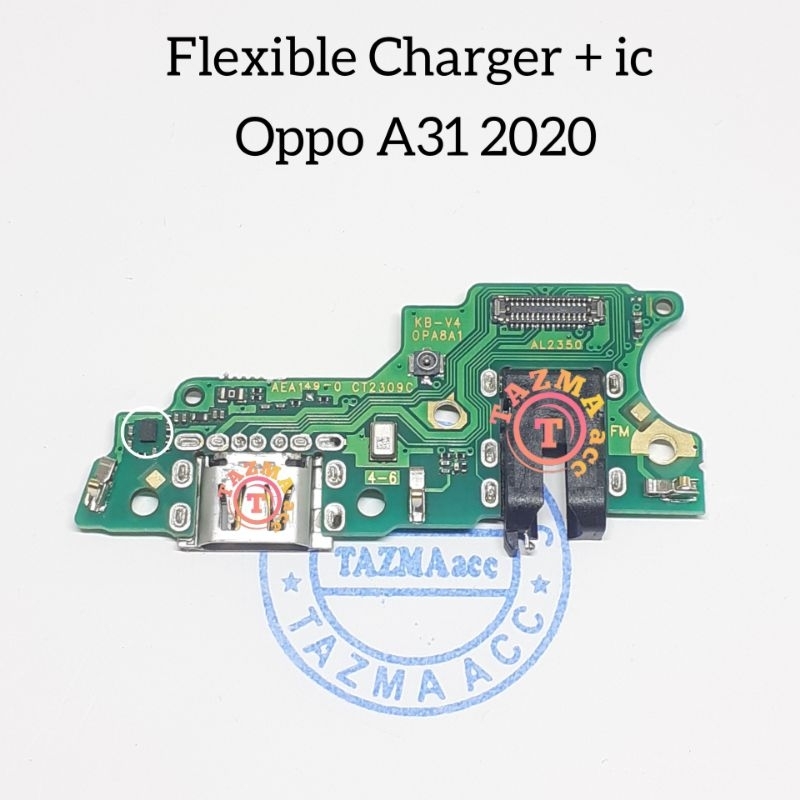 Oppo A31 2020 Ori Flexible Charger + ic Flexbel Konektor Cas Charger OPPO A31 2020