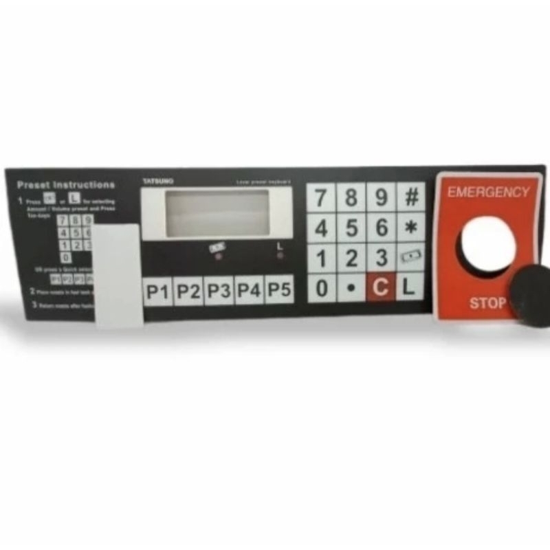 

STICKER KEYPAD TATSUNO SPBU