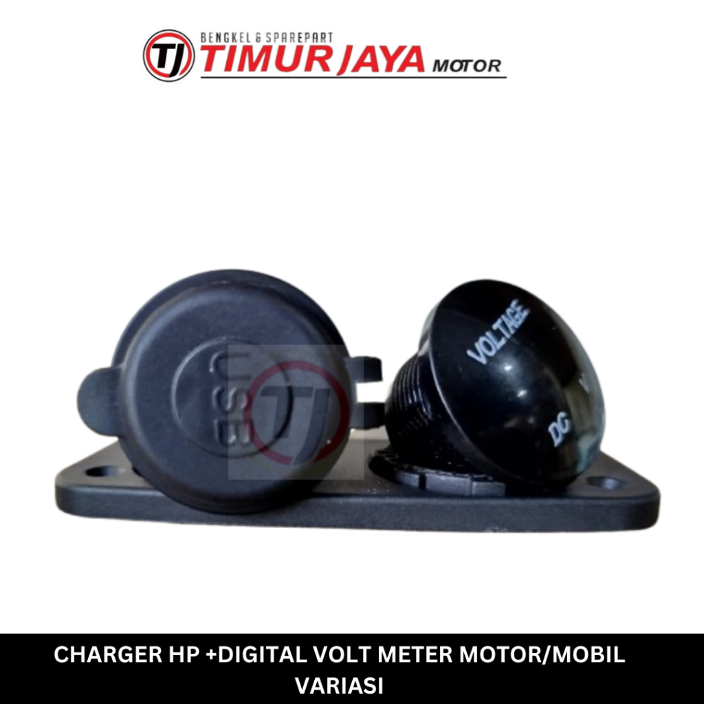 CHARGER HP + DIGITAL VOLT METER MOTOR/MOBIL VARIASI